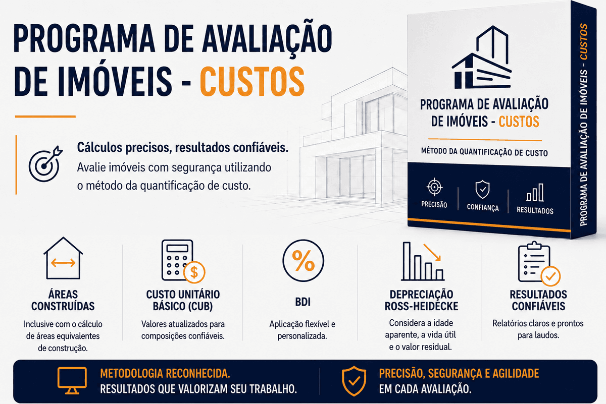 Programa de Avaliação de Imóveis - Custos